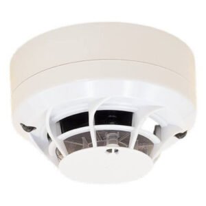 MORLEY Detector analógico óptico-térmico-llama de humos con aislador. Color blanco