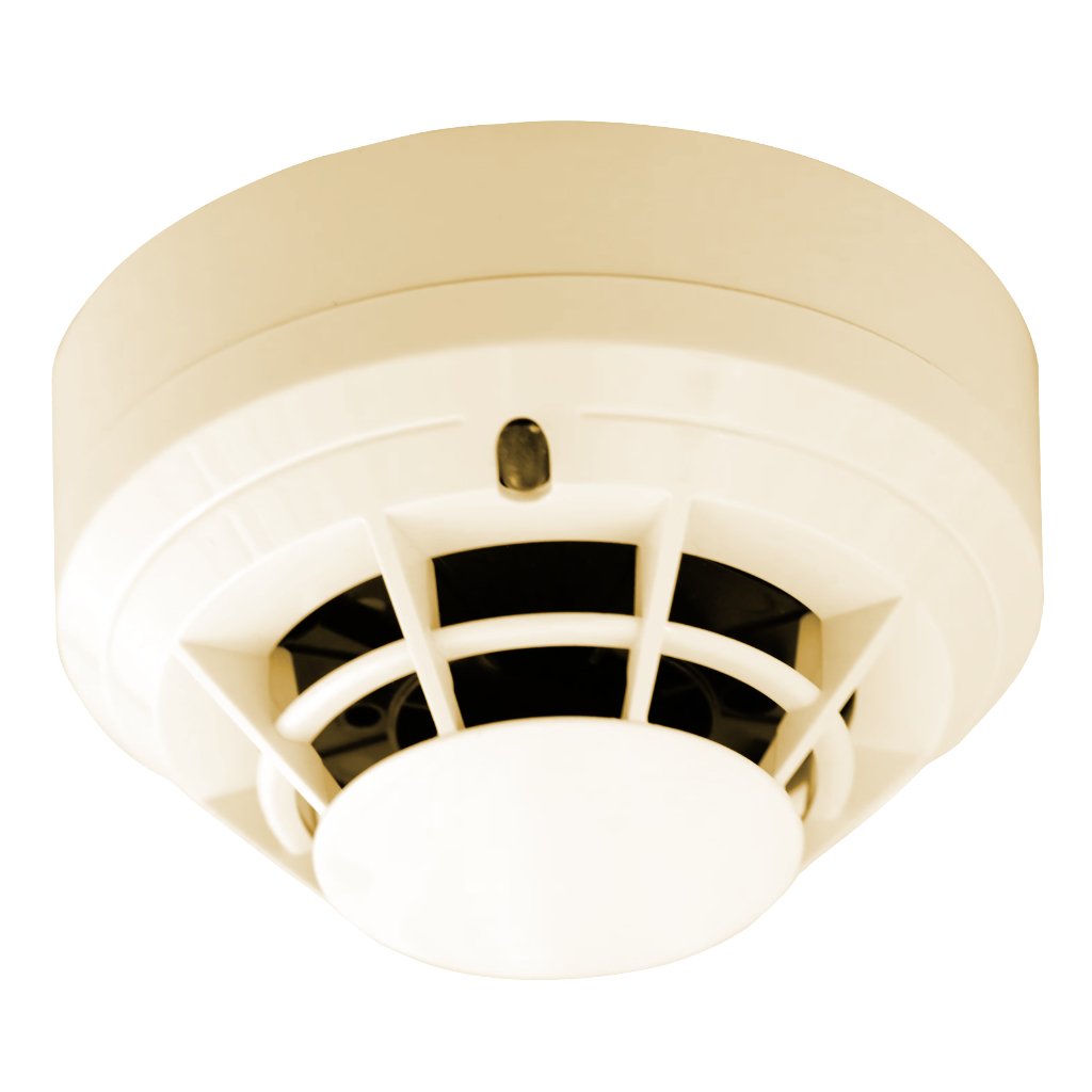 MORLEY Detector analógico térmico con aislador. Color Marfil