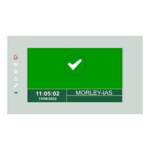 MORLEY Repetidor de panel de control MAX de 7". Configurable como indicación/zonas