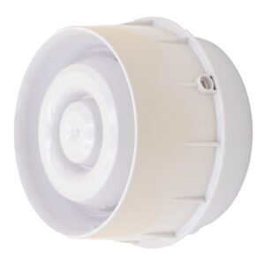 MORLEY Sirena vía radio en red Mesh de Agile. Incluye 4 pilas CR123A. Color blanco