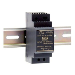 Mean Well Fuente Alimentación Conmutada para Carril DIN 24W 12VDC 2A