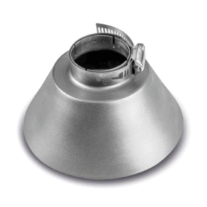 NOTIFIER Cono colector y protector de intemperie en acero inoxidable para detectores de gas de tipo 2