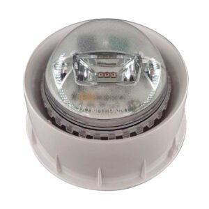 NOTIFIER Flash direccionable rojo y aislador incorporado. Carcasa Blanca. EN54/23 Categoría W