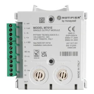 NOTIFIER Módulo de control direccionable de 1 salida supervisada con RFL o en forma relé