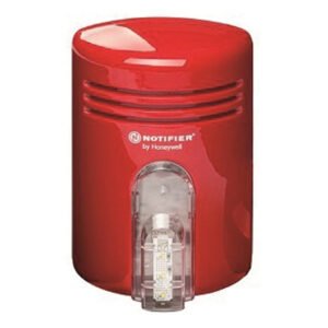 NOTIFIER Sirena convencional de interior 6 tonos con flash alta potencia EN54-3/23. Cobertura: 7 x 11 x 10 m