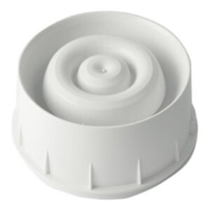 NOTIFIER Sirena vía radio en red Mesh de Agile. Incluye 4 pilas CR123A. Color blanco