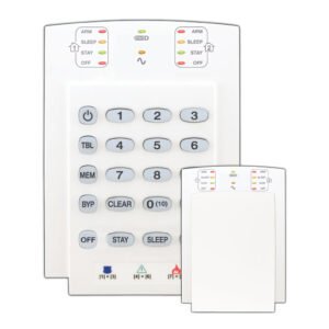 PARADOX Teclado LED 10 zonas. Diseño vertical. No cumple grado