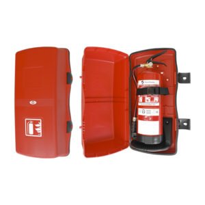 SIEX Armario modelo P-6 color rojo para extintor 6Kg