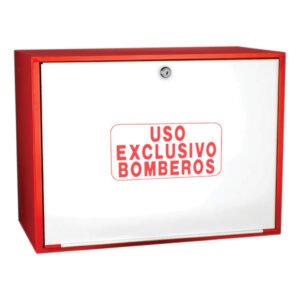 SIEX Cofre de superficie IPF-41 rojo / Puerta ciega blanca