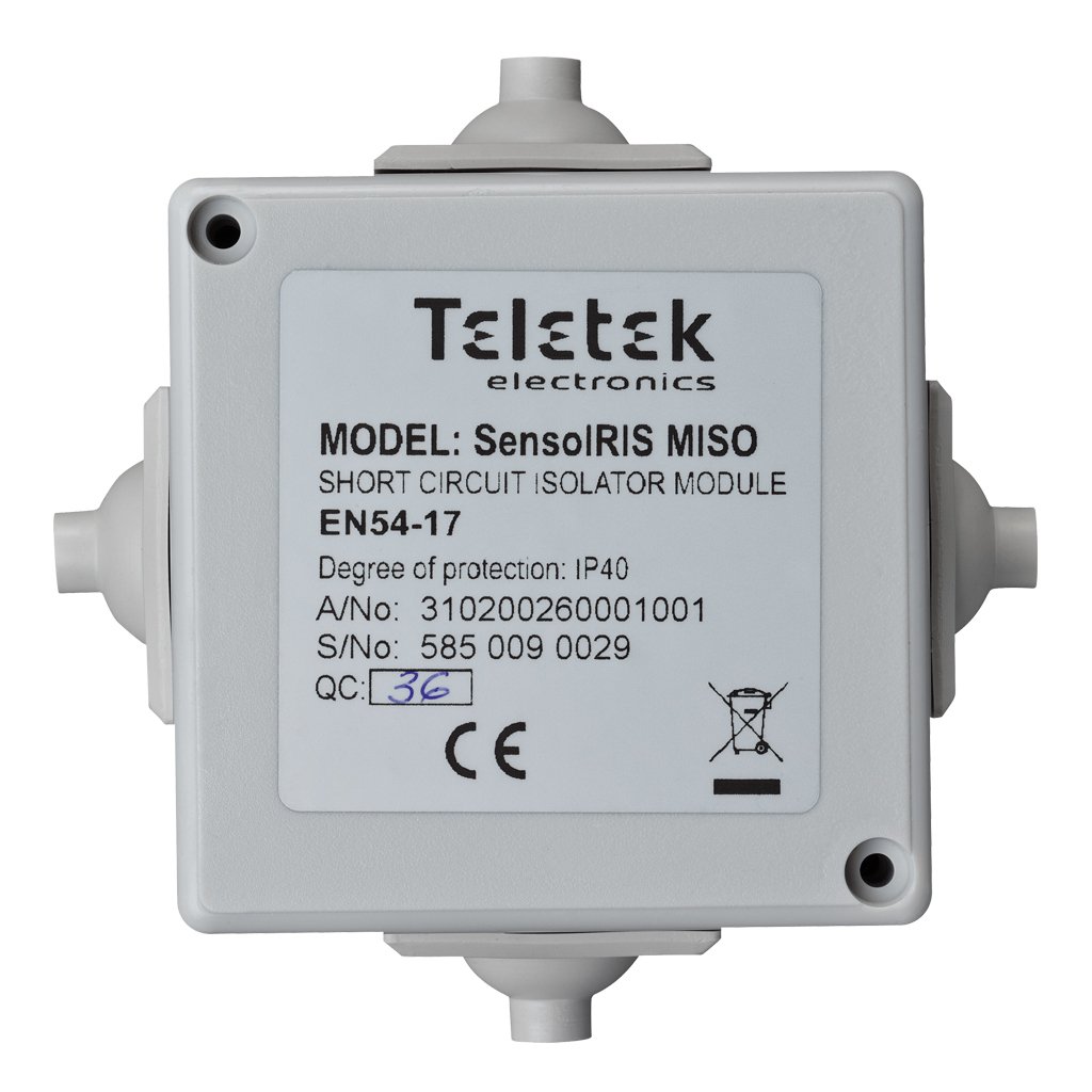 TELETEK Modulo aislante de acuerdo con EN54-17