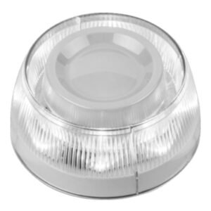 TELETEK Sirena con flash y aislador. Requiere base standard no incluida. Certificado EN54-3/-23