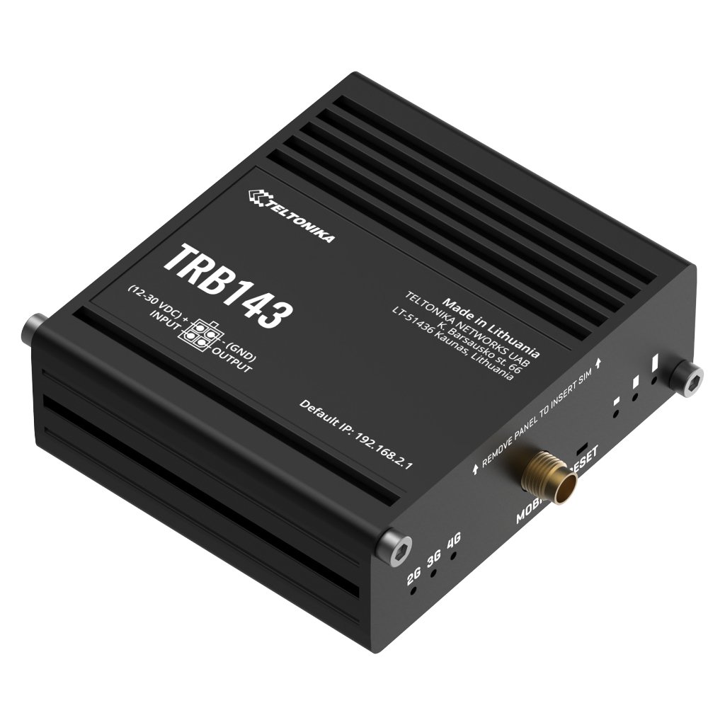 Teltonika Gateway Teltonika Industrial 4G LTE 1xSIM 1xRJ45 Gigabit 1xDigital I/O M-Bus
