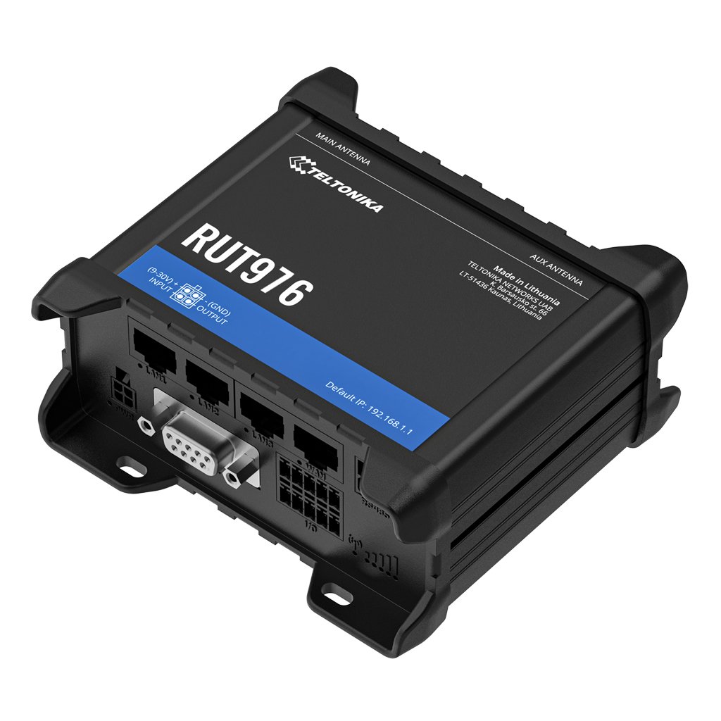 Teltonika Router Teltonika Industrial 4G LTE 1xSIM Wi-Fi4 2xRJ45 1xDigital I/O
