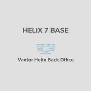 VAXTOR Helix 7 Base - Software de base de datos Back Office - hasta 10 cámaras