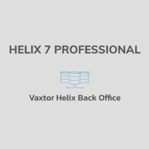 VAXTOR Helix 7 Professional - Software de base de datos Back Office - hasta 50 cámaras