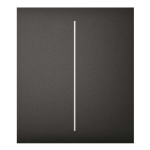 AjaxAjax LightSwitch CenterButton 2-gang. Pulsador Central Doble. Color Negro