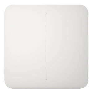AjaxAjax LightSwitch SoloButton 2-gang. Pulsador Doble. Color Blanco