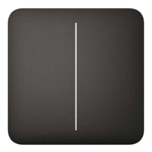 AjaxAjax LightSwitch SoloButton 2-gang. Pulsador Doble. Color Negro