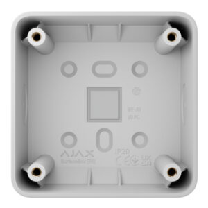 AjaxAjax SurfaceBox. Caja de superficie para Lightswith i Outlet. Color Blanco