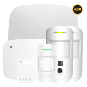 AjaxKit Ajax blanco. Hub 2 + 2MotionCam-HDR + MotionProtect + KeyPad Combi + Tag