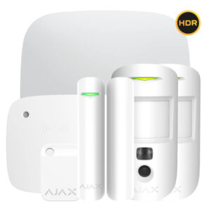 AjaxKit Ajax blanco. Hub2 4G + 2MotionCam-HDR + DoorProtectPlus + KeyPadCombi + Tag