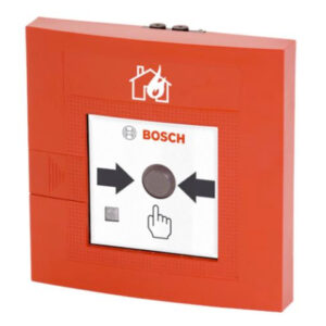 BOSCHPulsador analógico color rojo. Para montaje en exteriores