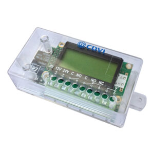 CDVIReceptor RF 433MHz de 2 relés con display LCD - 100 transmisores