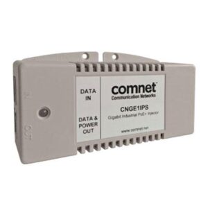 ComnetIndustrial 1 Port Gigabit PoE+ Injector 1000BASE-TX