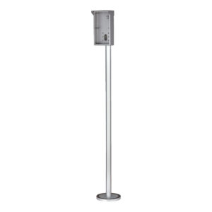 DahuaCubierta para la lluvia con poste vertical para 2 módulos de la serie VTO4xxxF. AL 5052