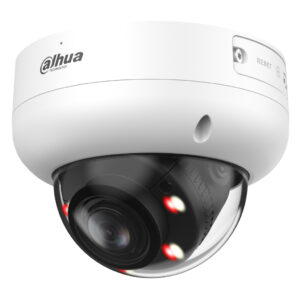 DahuaDomo IP 6M H265 FULL COLOR WDR Iluminación Dual LED50m/IR50m 2.7-13.5mm IP67 IK10 PoE MIC AUDIO AI