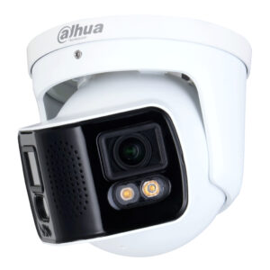 DahuaDomo IP H265 2x4M DUAL-LENS SPLICING FULL COLOR WDR140dB Starlight IR40m 3.6mm IP67 ePoE SD AUDIO MIC E/S AI