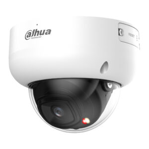 DahuaDomo IP H265 4M WDR140dB Iluminación Dual LED50m/IR50m 2.8mm IK10 IP67 ePoE SD AUDIO MIC E/S AI