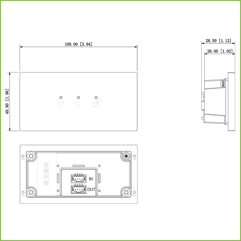 Estación Exterior Modular para Videoportero IP con Indicador para Series VTO4202F-X - Imagen 2