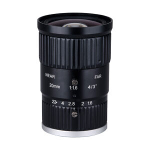 DahuaLente Fija MP 10M 4/3" C IR F1.6 20mm