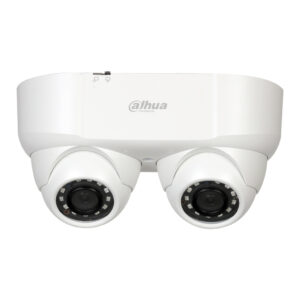 DahuaMiniDomo HDCVI 2M de Doble Lente DN ICR WDR Starlight IR30m 0Lux 3.6mm IP67 AUDIO Broadcast