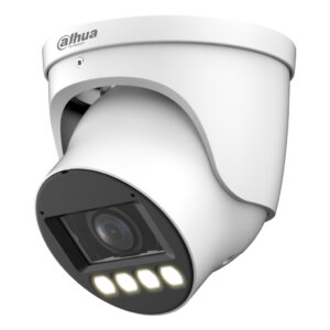 DahuaMiniDomo IP H265 4M FULL COLOR WDR 140dB Starlight 4LED50m 2.7-12VFM IP67 ePoE SD AUDIO MIC E/S AI