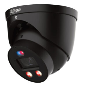 DahuaMiniDomo IP WizColor TiOC PRO H265 8M WDR Iluminación Dual LED30m/IR30m 2.8mm IP67 PoE MIC/Altavoz AUDIO E/S AI Color Negro