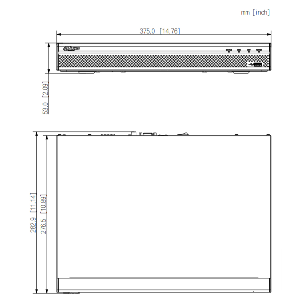 NVR 32ch 160Mbps H265 4K HDMI 2HDD E/S - Imagen 4