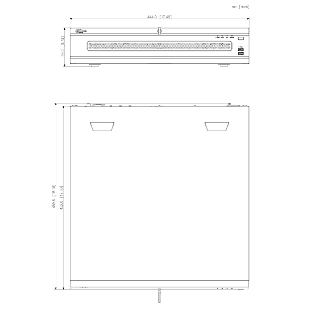 NVR 32ch 512Mbps H265 2xHDMI 8HDD E/S RAID 0/1/5/6/10 AI - Imagen 3