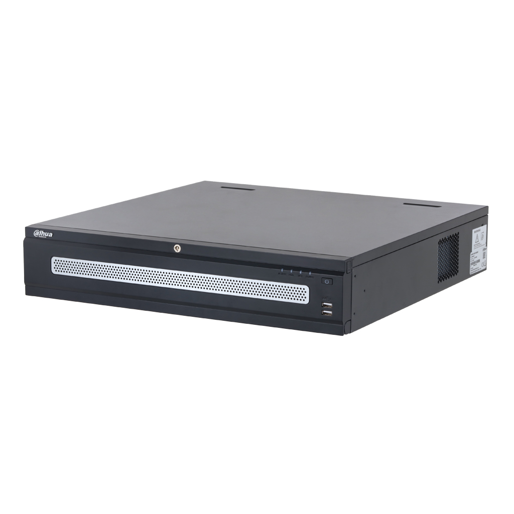 DahuaNVR 32ch 512Mbps H265 2xHDMI 8HDD E/S RAID 0/1/5/6/10 AI