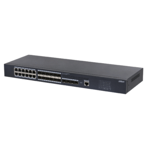 DahuaSwitch 12 puertos Gigabit + 12 Uplink Gigabit SFP + 4 Uplink SFP+ 10Gbps Gestionable en Cloud Layer2