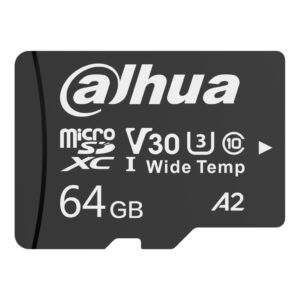 DahuaTarjeta Micro SD 64GB UHS-I de amplia temperatura Series W100