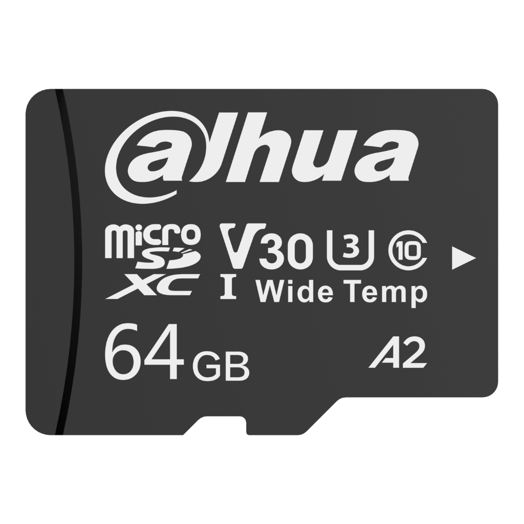 DahuaTarjeta Micro SD 64GB UHS-I de amplia temperatura Series W100