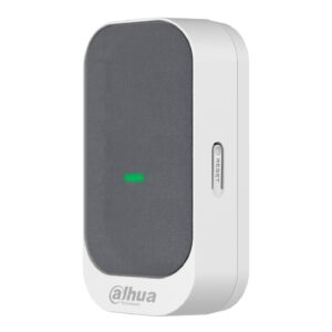 DahuaTimbre WiFi interior con altavoz. Color gris