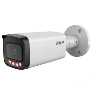 DahuaTubular IP 12M H265 WDR Iluminación Dual LED30m/IR30m 2.8mm IP67 PoE MIC AI