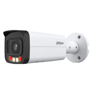 DahuaTubular IP 8M H265 FULL COLOR WDR Iluminación Dual LED50m/IR60m 3.6mm IP67 PoE AUDIO MIC E/S AI