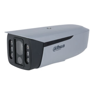 DahuaTubular IP H265 4+4MP(2 CÁMARAS EN 1) Starlight+ WDR LED80m/IR120m 8-56VFM/3.6mm IP67 PoE SD AUDIO E/S AI