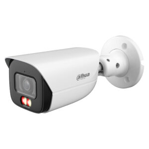 DahuaTubular IP H265 4M WDR Iluminación Dual LED50m/IR50m 2.8mm IP67 PoE SD MIC AI