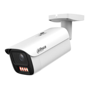 DahuaTubular IP H265 4M WDR140dB Iluminación Dual LED80m/IR120m 8-32VFM IK10 IP67 ePoE SD AUDIO MIC E/S AI