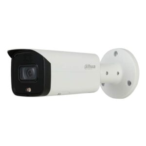 DahuaTubular IP H265 AI 2M WDR Starlight+ 1LED/2IR60m 3.6mm IP67 IK10 PoE AUDIO MIC/Altavoz E/S AI
